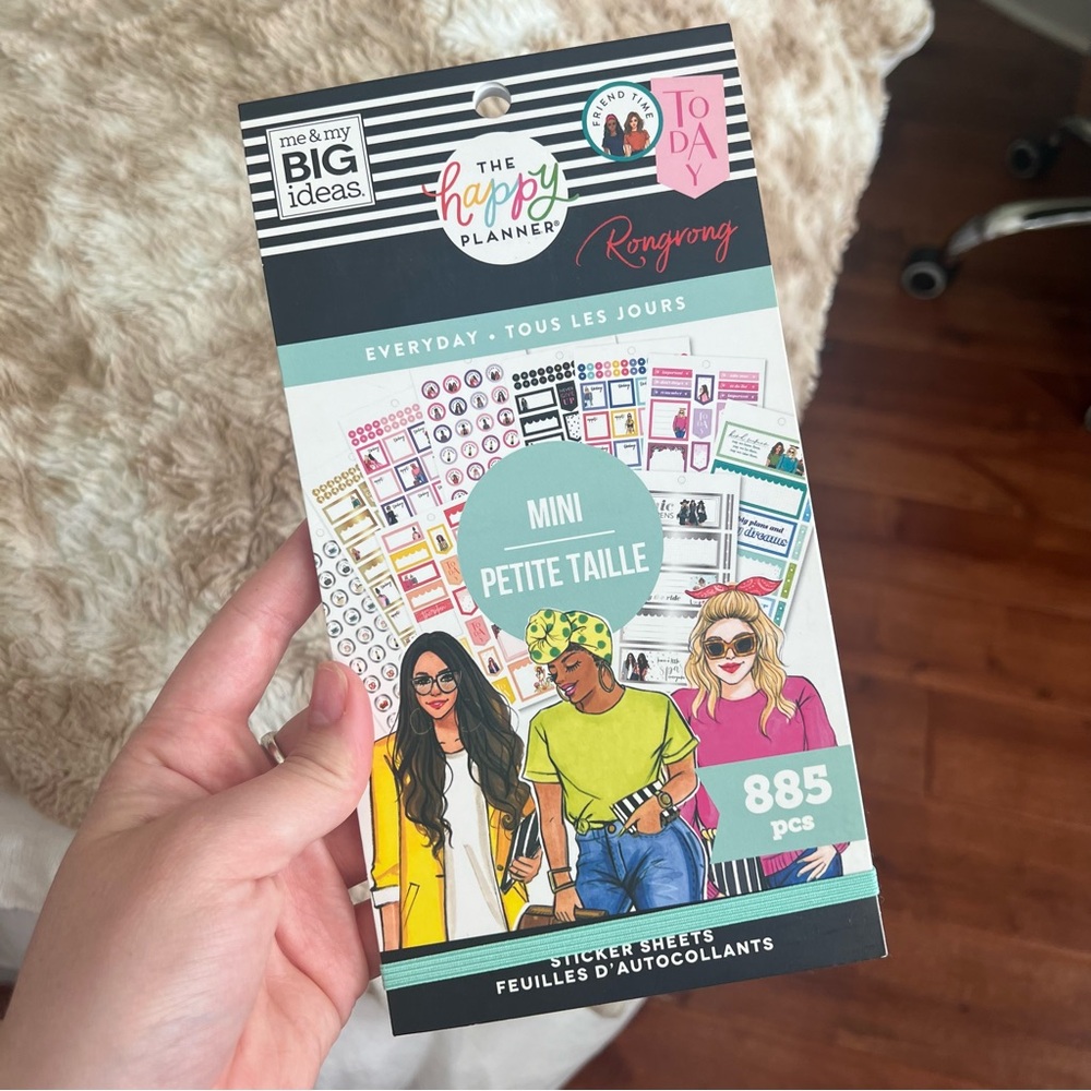 The Happy Planner Rong Rong Everyday Mini Sticker Book (NEW)